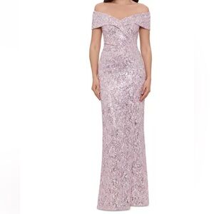 XSCAPE Elegant Pink Sequin Evening Gown ✨NWT✨